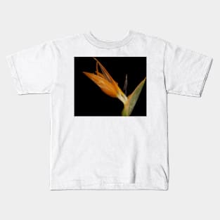 Bird of Paradise closeup Kids T-Shirt